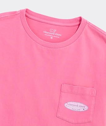 Vineyard Vines Men's Drift Dye Classic Distressed Surf Logo Box Short-Sleeve Pocket Tee
