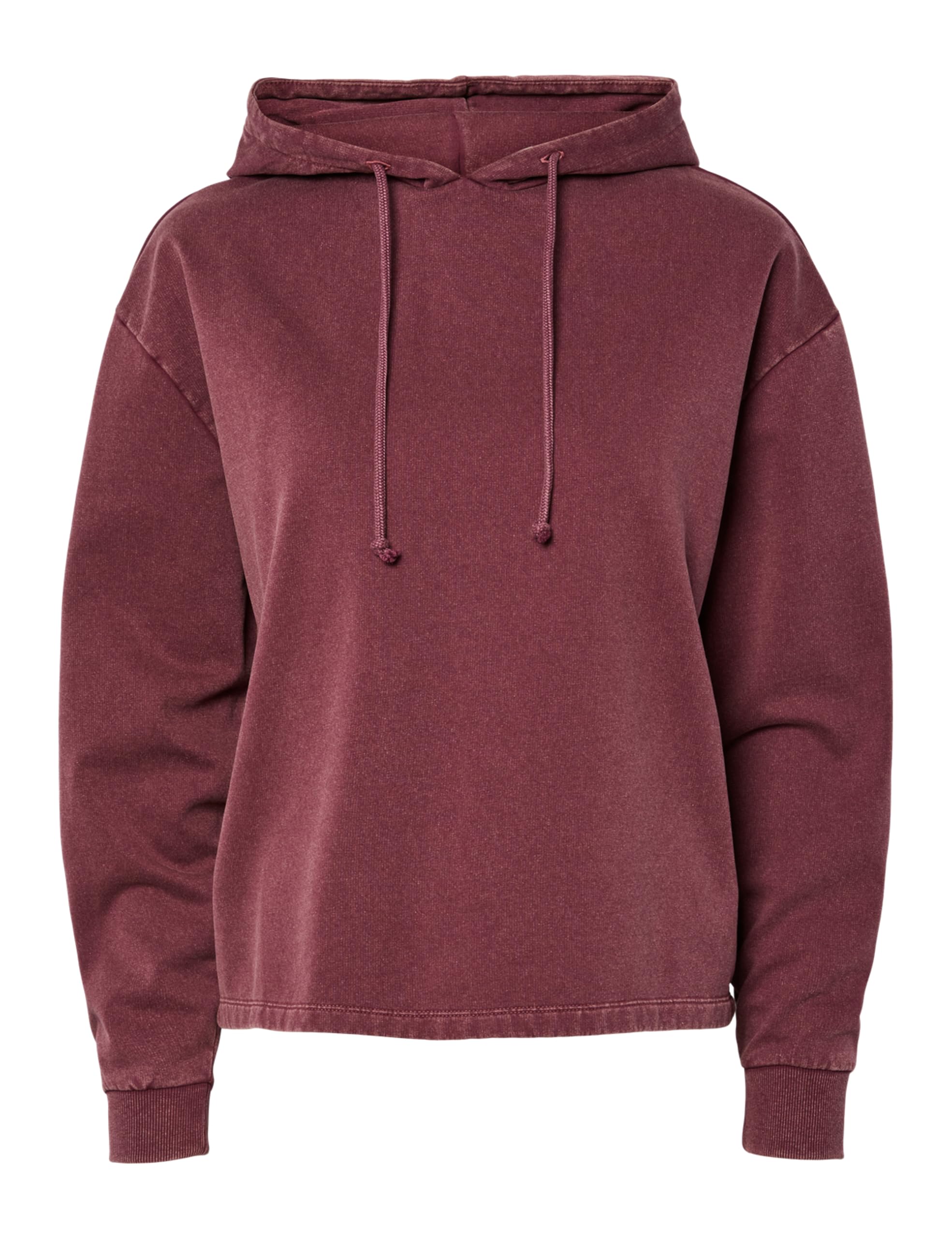 PIECES Pcchilli Ls Washed Sweat Hoodie Noos Bc, Tawny Port, M