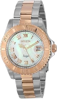 Women's 14367 Angel Analog Display Swiss Quartz Two Tone Watch