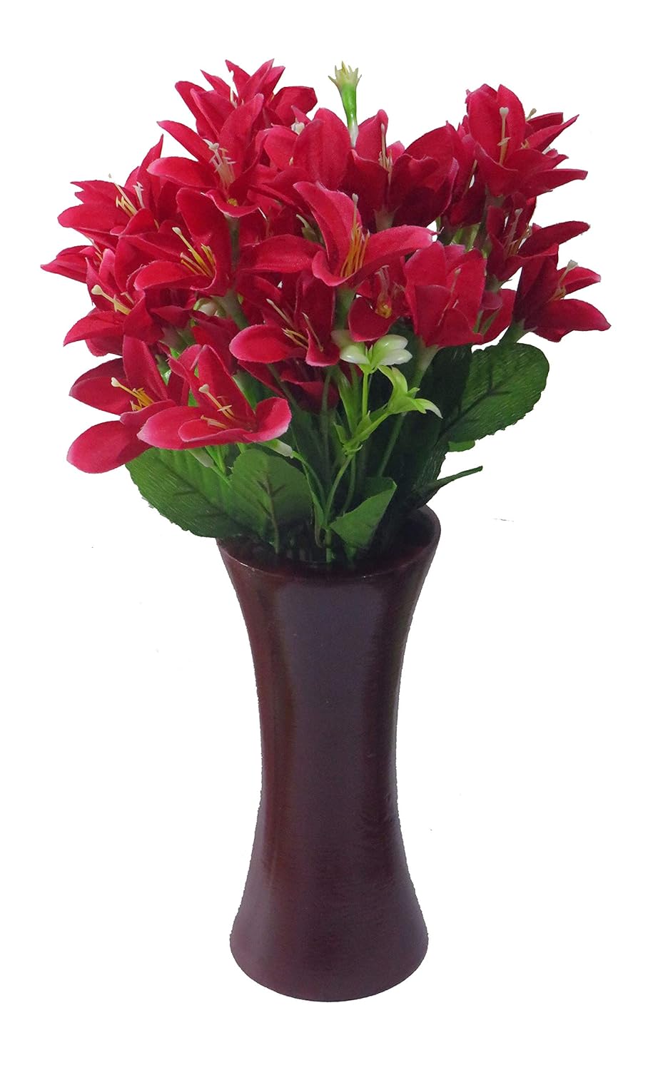 Buy Emani Artificial Flower Pot with Lillies Flower Flower vase for