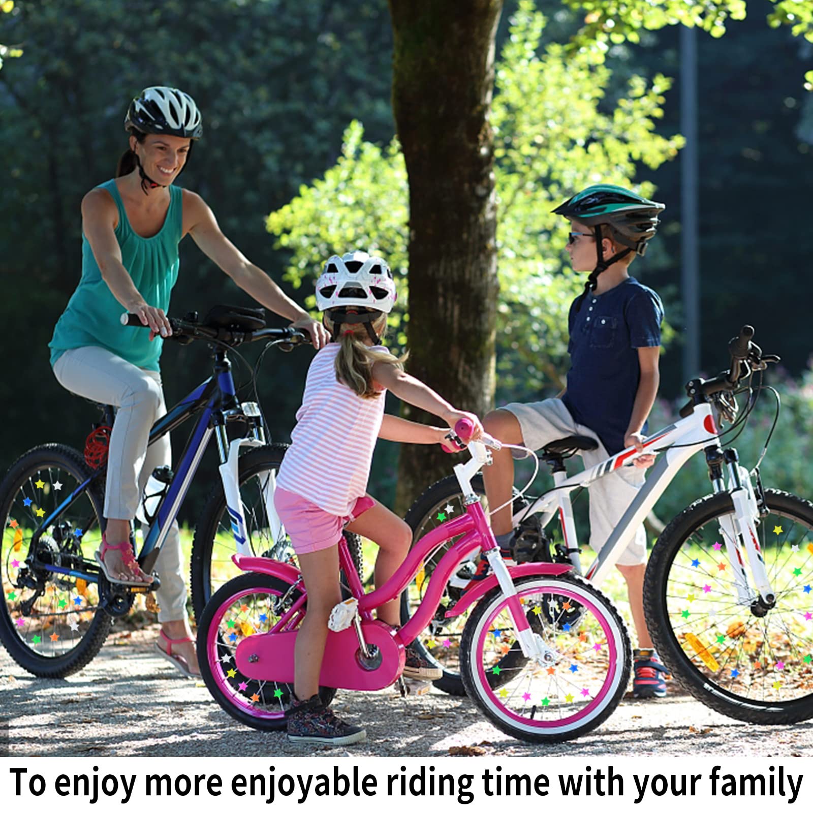 Perline Per Raggi Bici BIRLOZA - 72 Pezzi Colorati | Decorazione Ruote Bambini