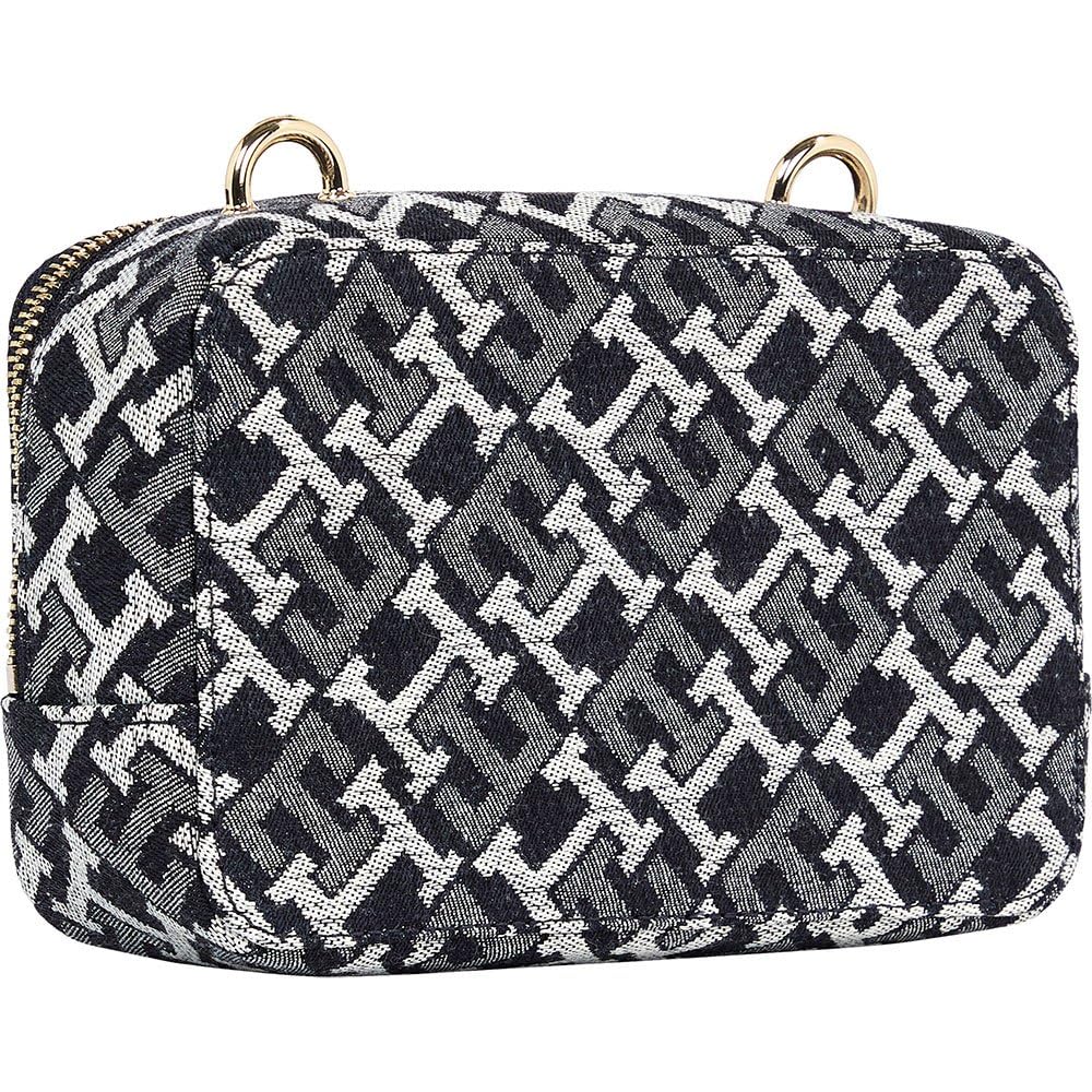 Tommy Hilfiger Iconic Tommy Camera Bag AW0AW14174, Bolsos Cruzados Mujer, Denim (Denim), OS