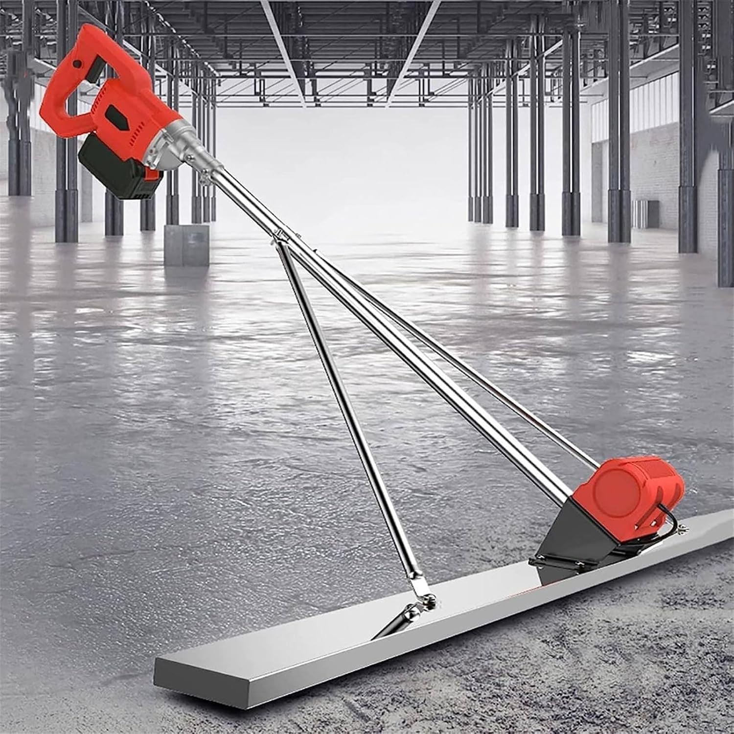 Kabelloser Beton Estrich 59 Zoll - Elektrischer Betonrüttler Mit Akku