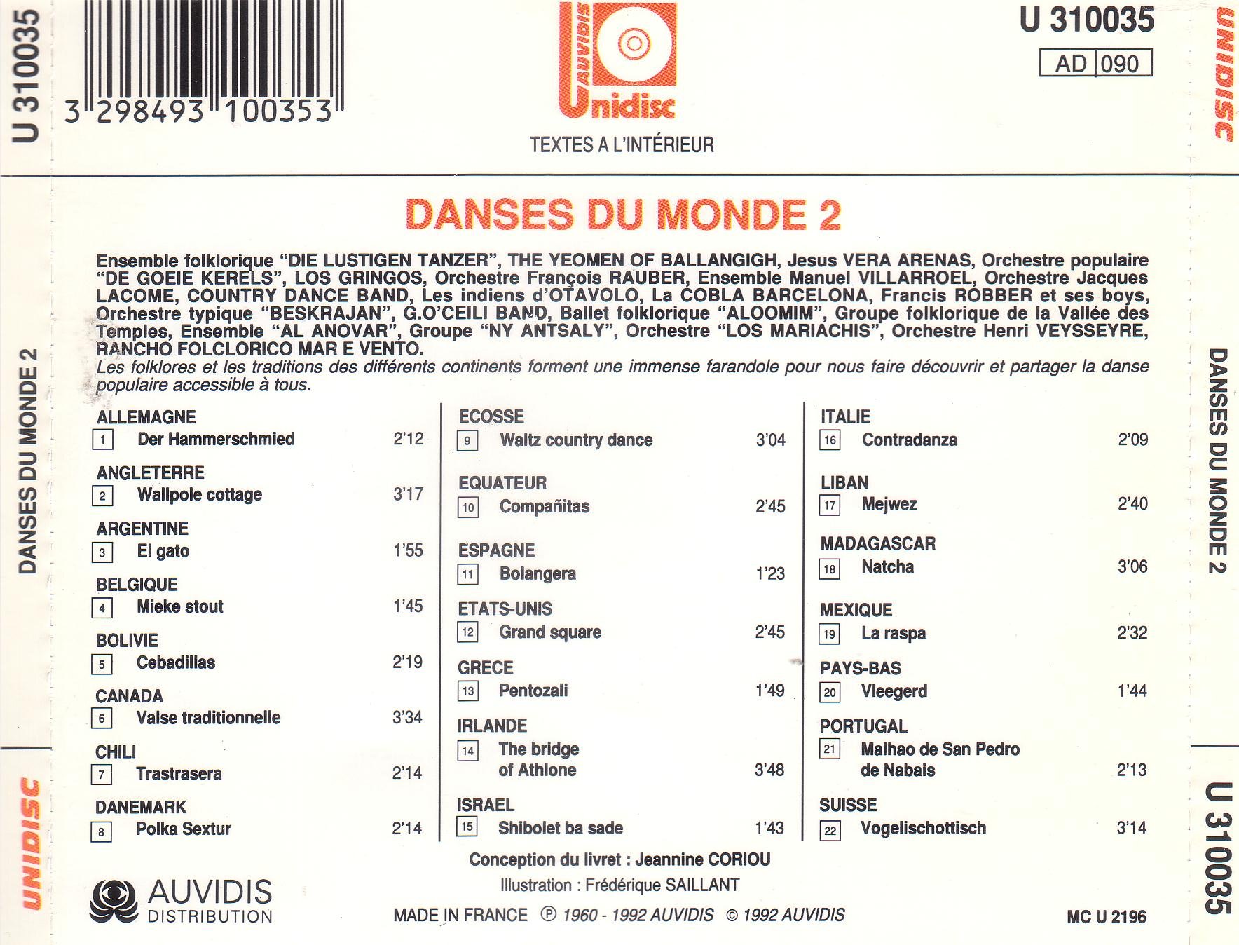 Danses du Monde Vol. 2