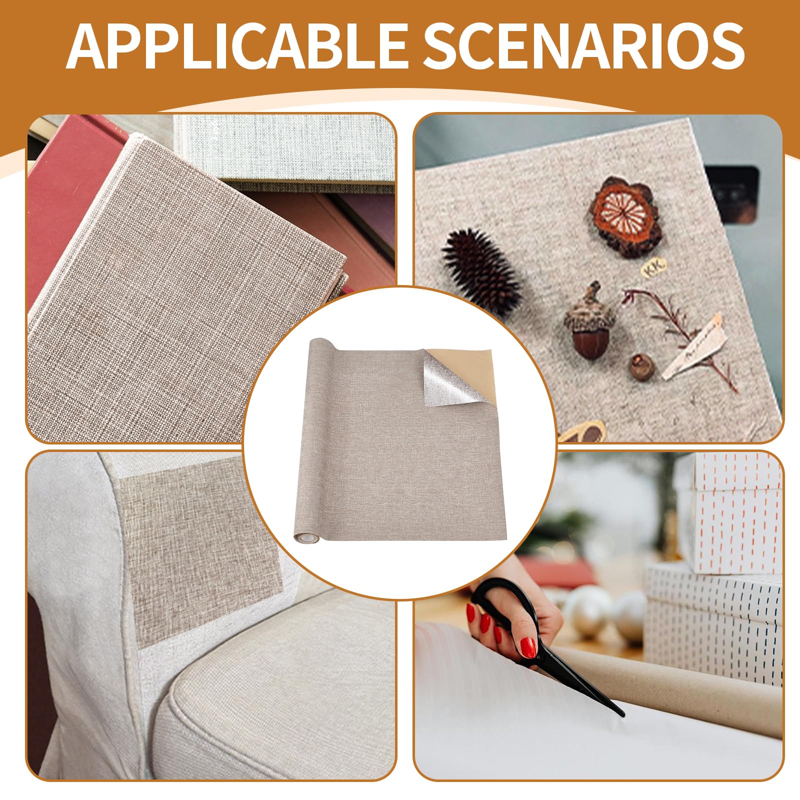 78 X 16 Book Binding, Book Cloth Books Binding Cloth for Gift Box Making and DIY Crafts - Image 4