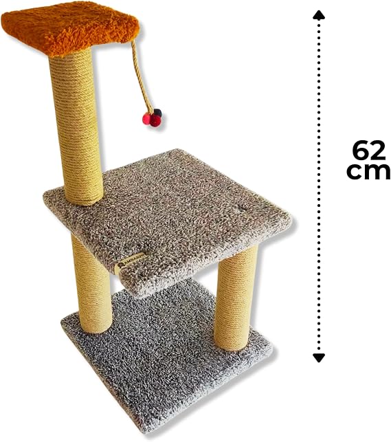 Two Tiers Kitten Gray Cat Scratching Board
