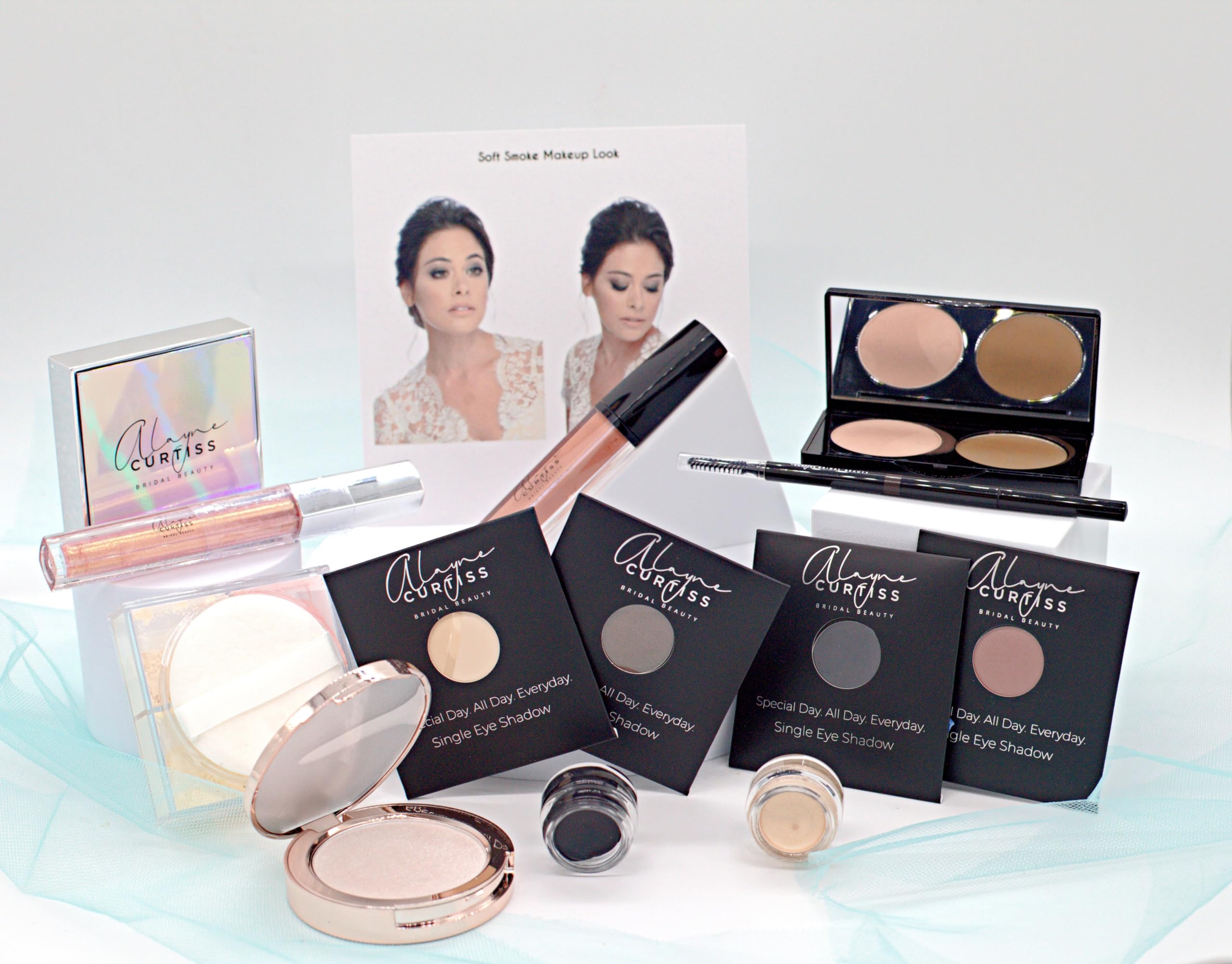 Soft Smoke DIY Bridal Makeup Kit - 14 Products Included