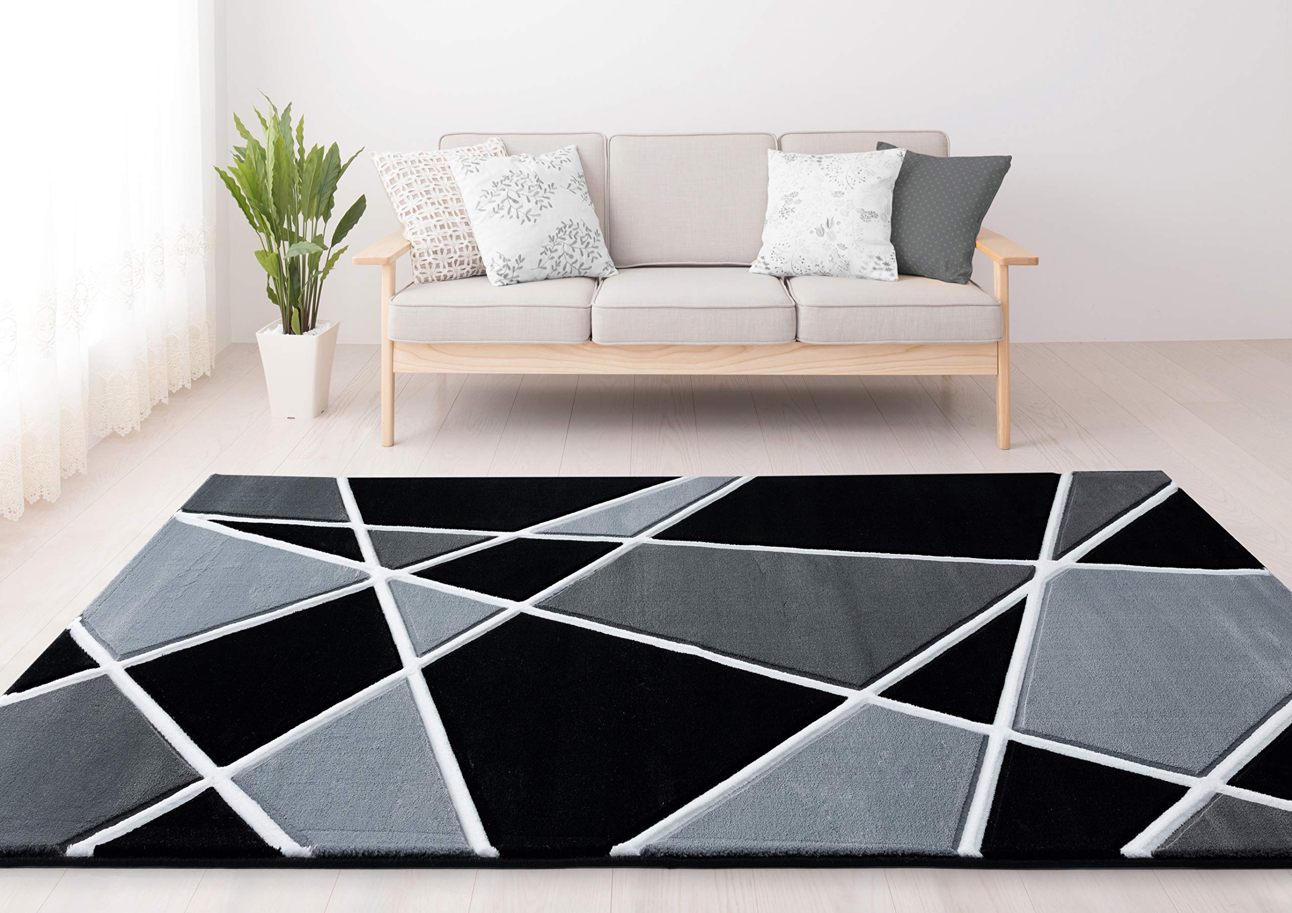 Amazon.com: United Weavers of America Bristol Kanza Grey Mat Rug