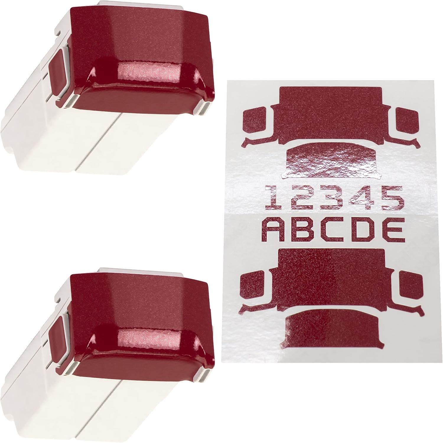 WRAPGRADE Skin Stickers Compatible with DJI Mini 4 Pro/Mini 3 Series | Two Batteries (Japan RED)