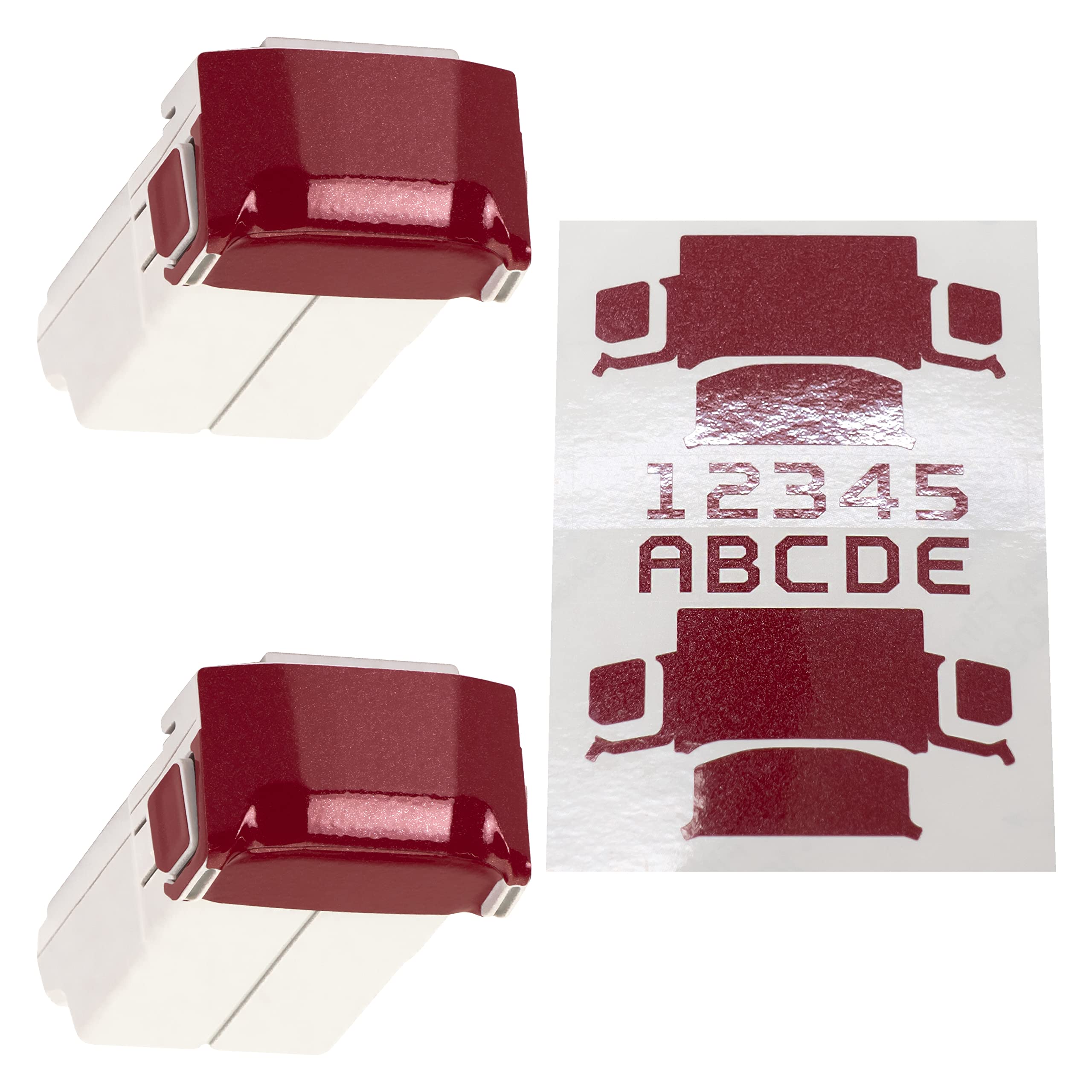 WRAPGRADE Skin Stickers Compatible with DJI Mini 4 Pro/Mini 3 Series | Two Batteries (Japan RED)