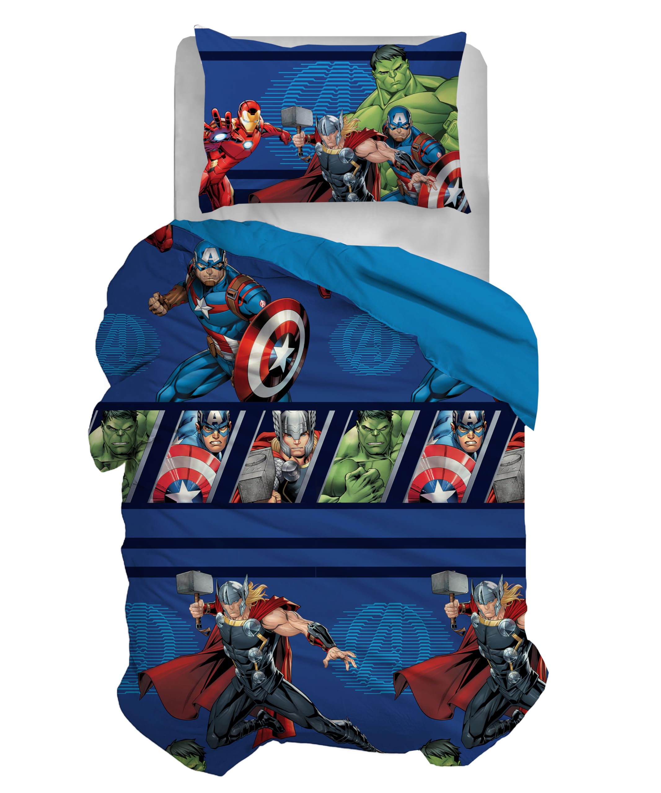 Copripiumino e federa in cotone singolo MARVEL Spiderman
