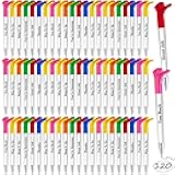 Woanger 120 Pieces Inspirational Quotes Thumbs up Pens Thank You Christmas Gifts Bulk Employee Appreciation Motivational Ballpoint Pen for Xmas Gift Student Teacher Nurse Coworker