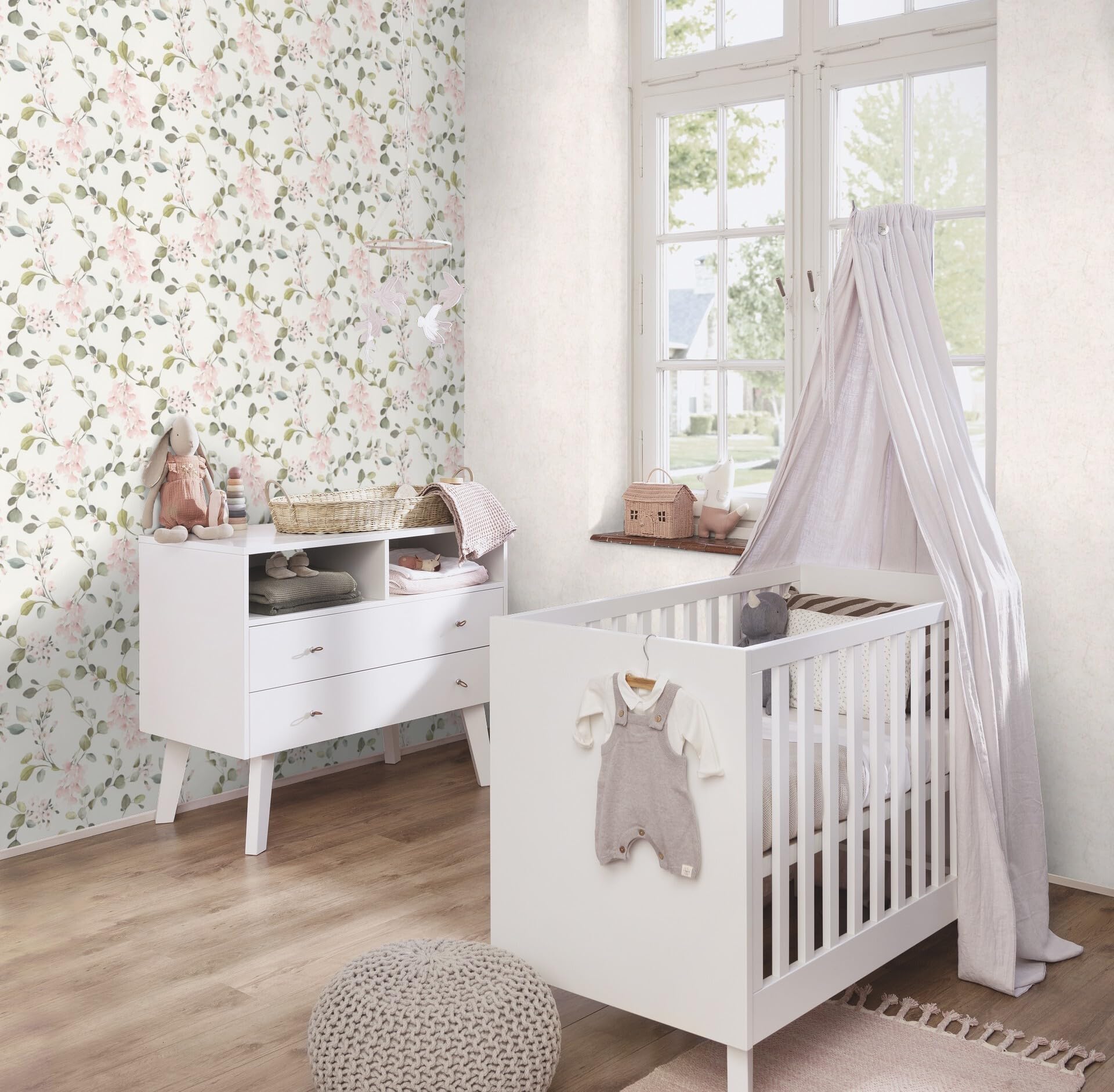 Rasch Home Style Grijze Tegel behang 930108 - Verf en behangland