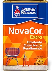NOVACOR ACRILICO + RENDIMENTO SEMI BRILHO BRANCO 18 LITROS