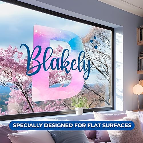 Miniatura 29 de Calcomanías personalizadas con nombre para decoración de pared, letrero de nombre personalizado para decoración de habitación, varios nombres B.