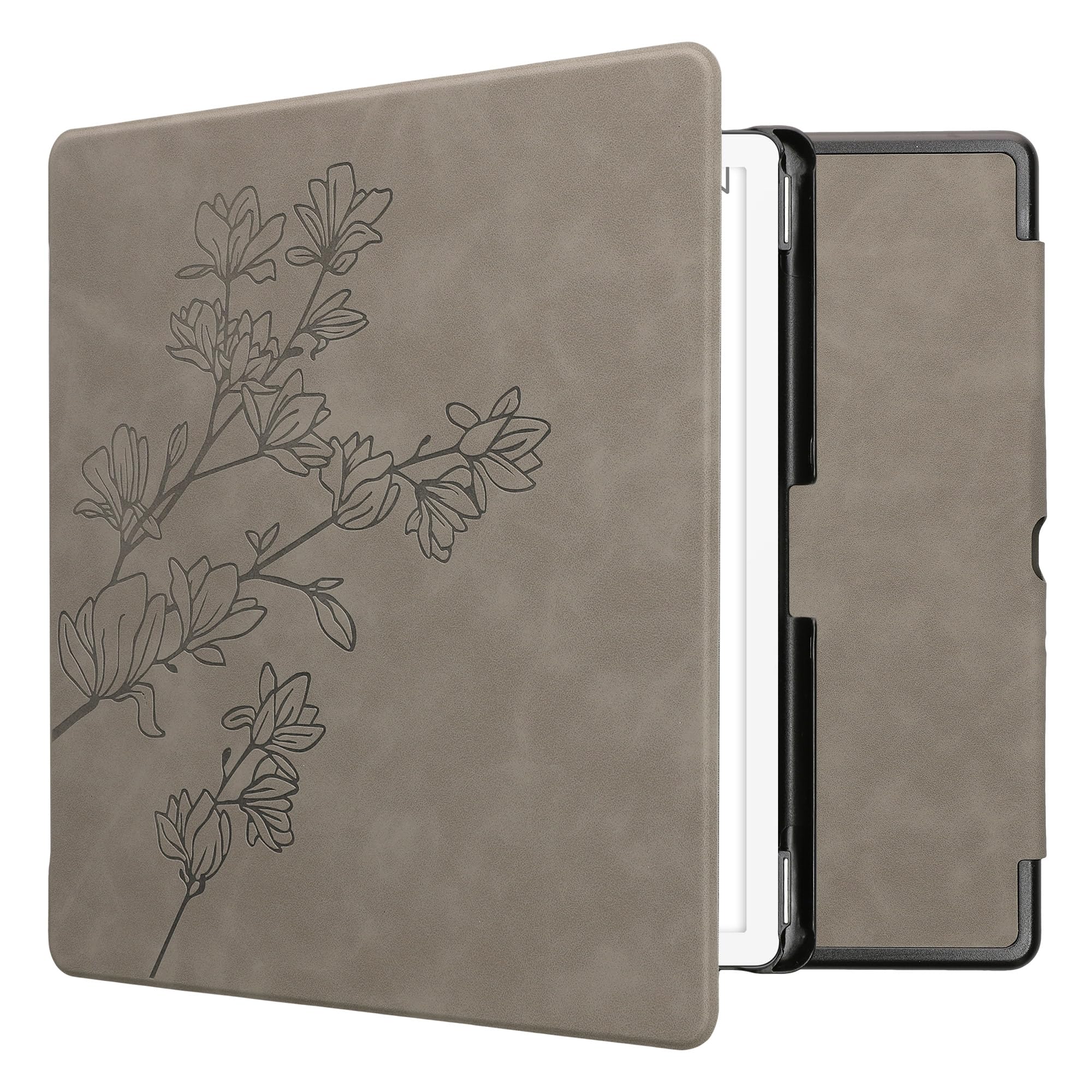 kwmobile Etui kompatybilne z Amazon Kindle Scribe (2024) pokrowiec - etui na czytnik e-booków - szary magnolie