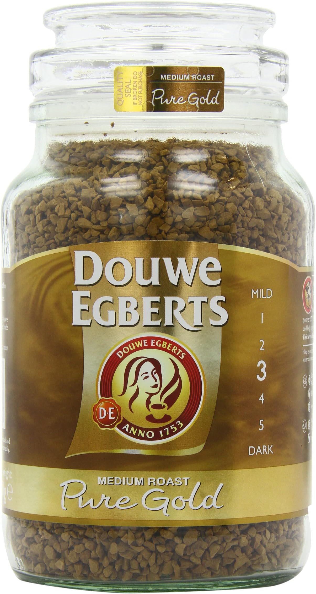 Douwe Egberts Pure Gold Instant Coffee 400g