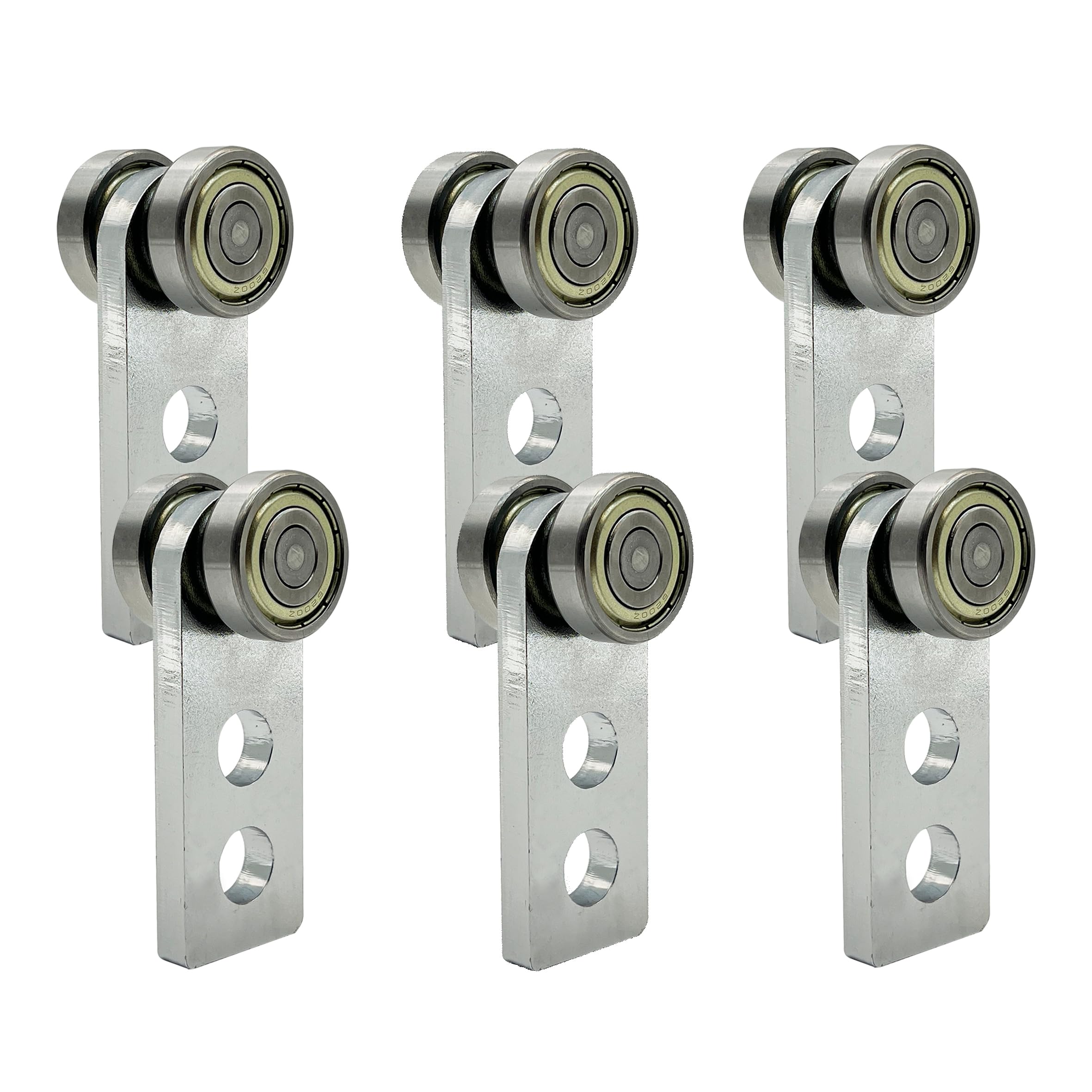 2 Wheel Trolley Assembly Rollers (6 PCS)
