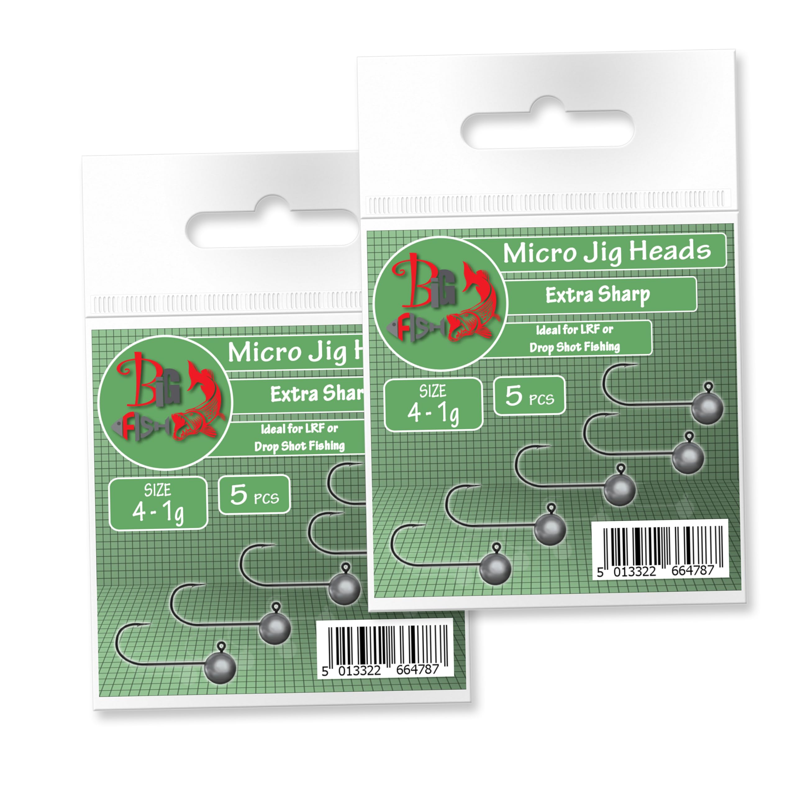 Micro Jig Heads size 4 1-6g LRF Ultra Light Soft Lure Drop Shot Fishing Set (VA02. 10pcs size 4-1g Micro Jig Heads Big Fish)