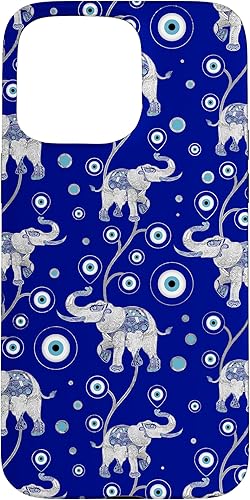 Miniatura 31 de Carcasa con dije de elefante de buena suerte para iPhone 16
