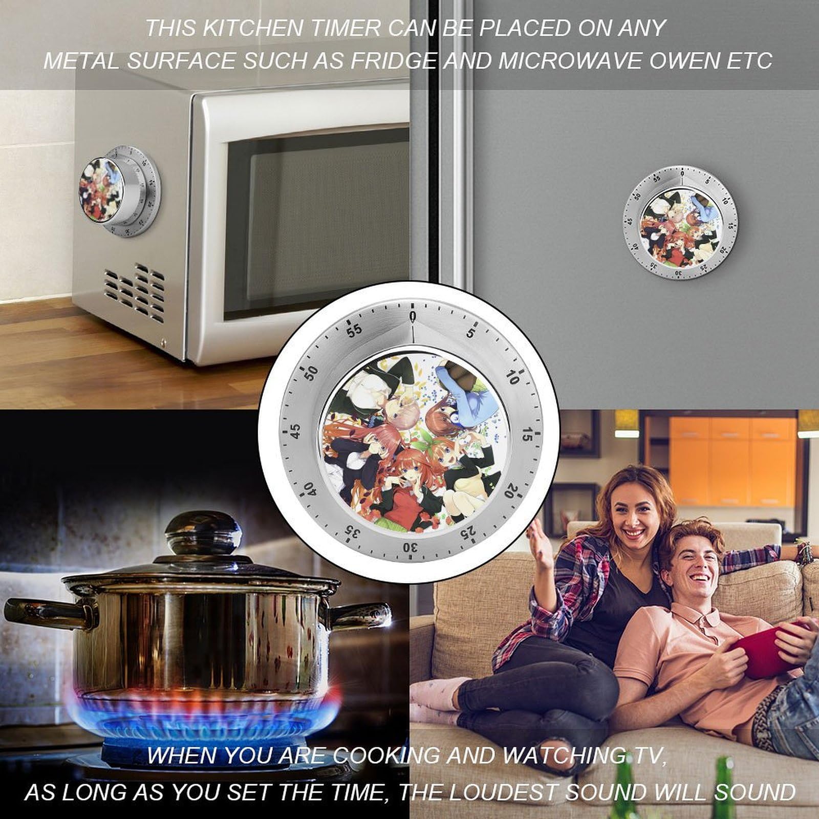 Amazon｜五等分の花嫁 タイマ ダイヤルタイマー タイムタイマー 勉強