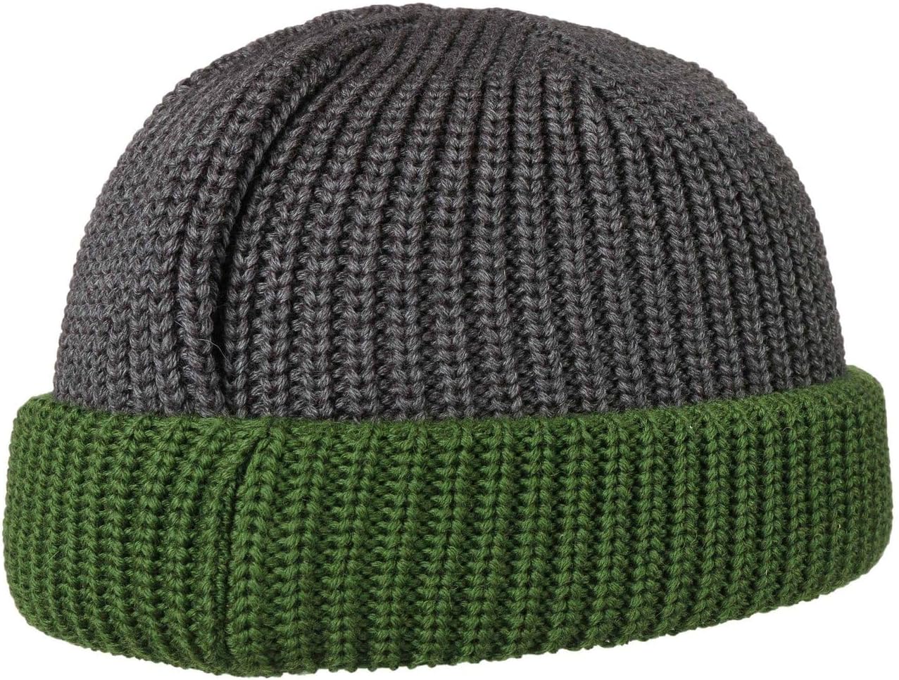 HAMMABURG Twotone Dockercap Knit Hat Made in Italy Unisex Autumn Winter