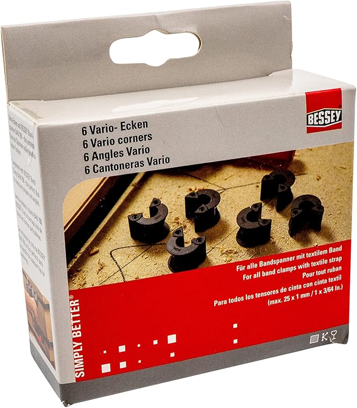 Placas angulares BESSEY VAC-6 (paquete de 6)