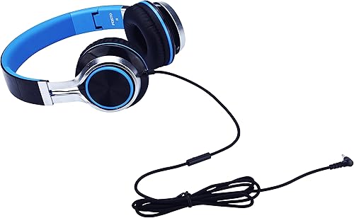 Miniatura 7 de FOSTO FT58 - Auriculares estéreo plegables con micrófono para iPhone todos los teléfonos inteligentes Android PC portátil Mp3mp4 tabletas color azul