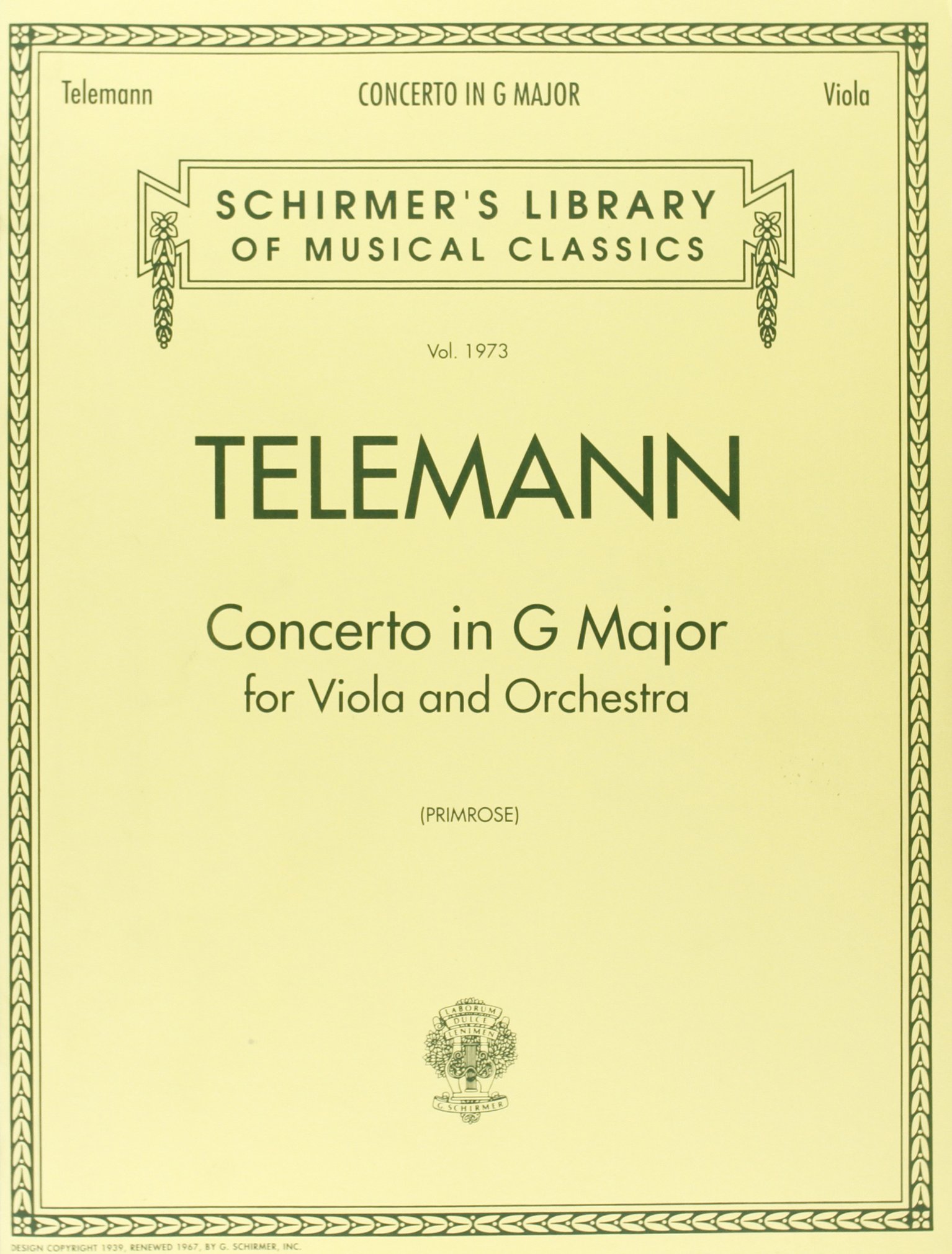Concerto in G: Schirmer Library of Classics Volume 1973 (Schirmer's Library of Musical Classics,vol. 1973)