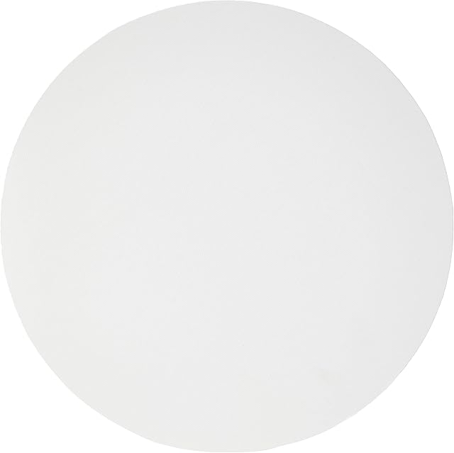 Clairefontaine - Ref 34173C - White Canvas Board (Round) - 30 x 30cm - 3mm Thick, Made from 100% Cotton, Suitable for Oil & Acrylic Paints, Acid Free Surface