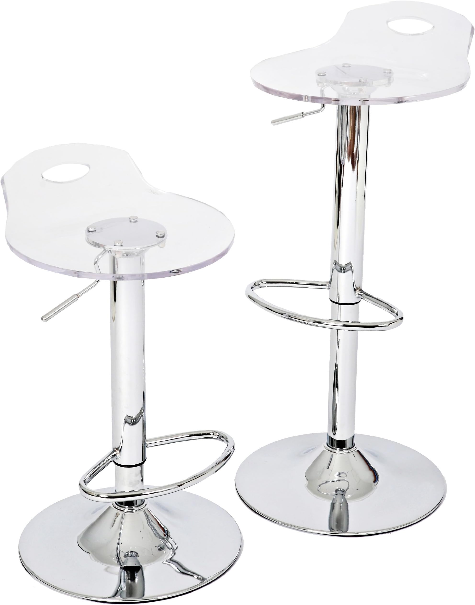 RST Brands Portola Acrylic Barstool, 2-Pack