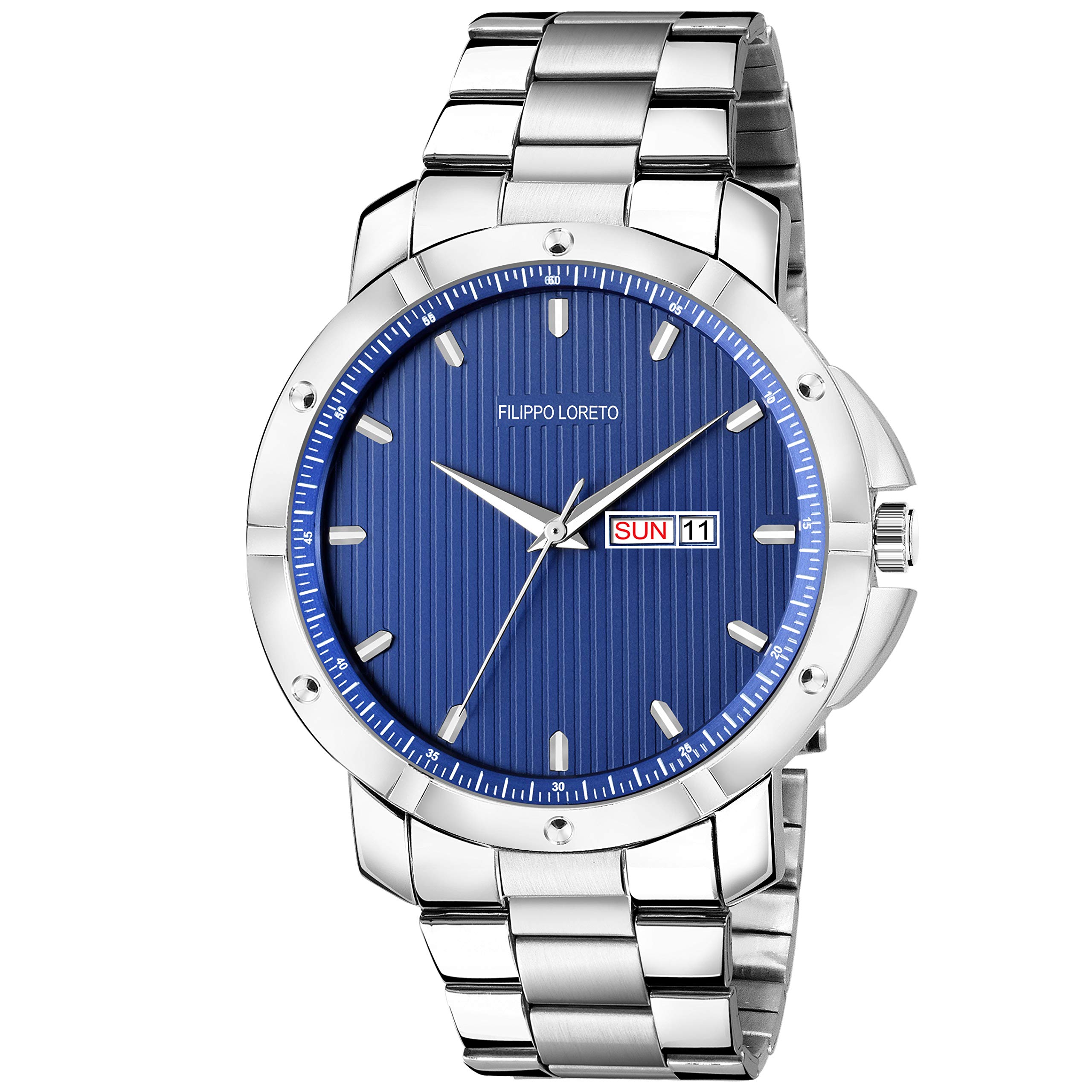 Filippo Loreto Premium Analogue Stainless Steel Wrist Watch for Men (B07SC91MC4) Amazon Price History, Amazon Price Tracker
