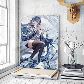 白下ひな　直筆　イラスト　油絵　美少女　キャンバス 好きに 白下ひな 直筆 キャンバス 美少女 油絵 イラスト 絵画 - 絵画