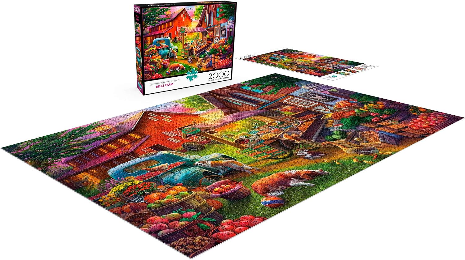 Buffalo Games - Bell's Farm - 2000 Piece Jigsaw Puzzle
