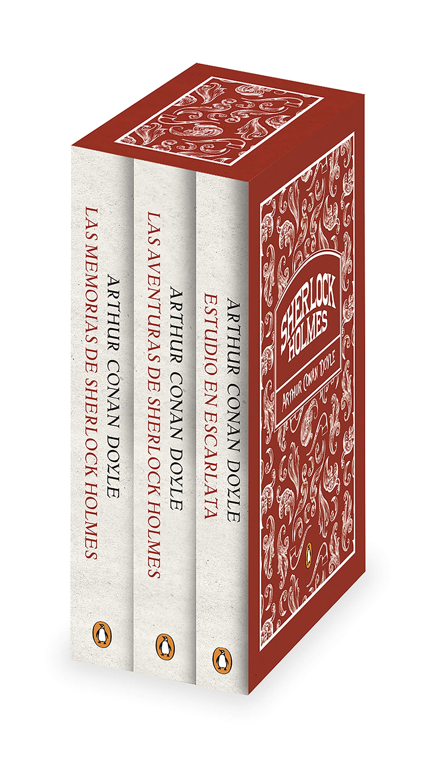 Sherlock Holmes (pack con: Estudio en Escarlata | Las aventuras de Sherlock Holmes | Las memorias de Sherlock Homes): 27001 (Penguin Clásicos)