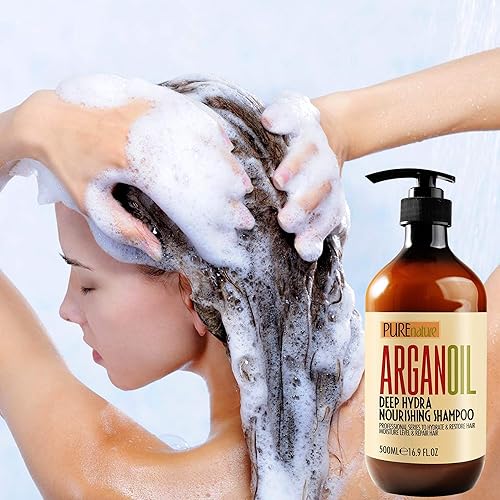 Miniatura 7 de PURE NATURE - Juego de champú y acondicionador de aceite de argán marroquí