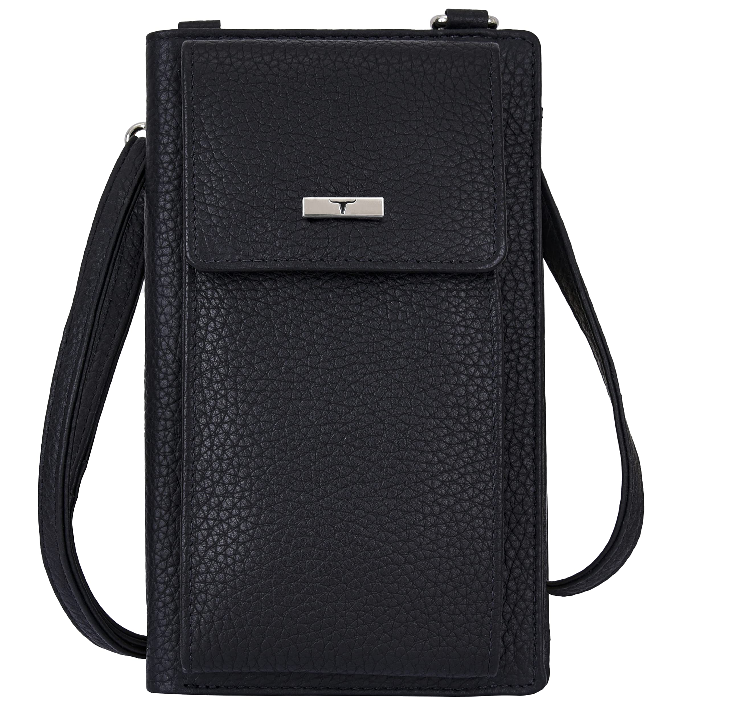 Urban Forest Ruby Leather Sling Wallet for Women, Black, Contemporary