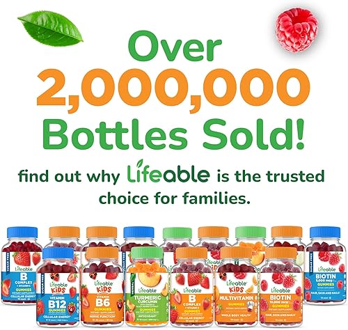 Miniatura 6 de Lifeable Gomitas de luteína y zeaxantina  Suplementos de luteína y zeaxantina de gran sabor para los ojos  Gomitas veganas y sin OMG para la salud