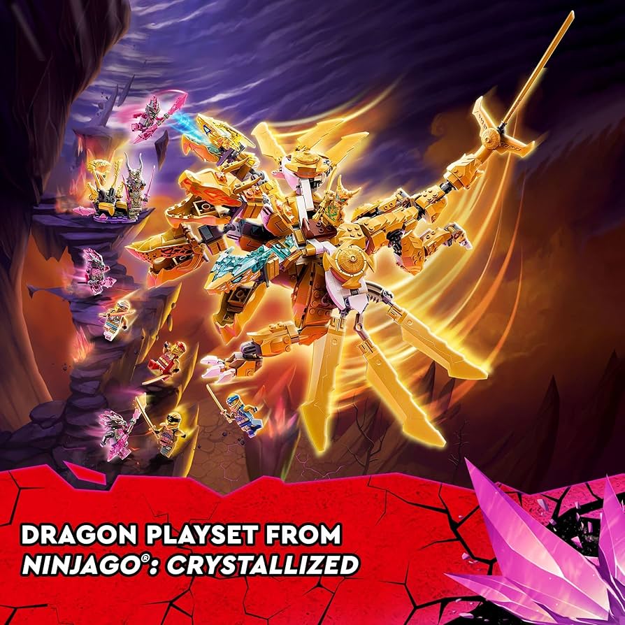 ティアラ　ゴールド17 Amazon.com: LEGO Ninjago 71774 Lloyd's Golden Ultra Dragon