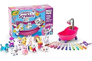 Scribble Scrubbie Pets Mega Pack (12 Pets): The Purrfect Gift for Budding Vets!