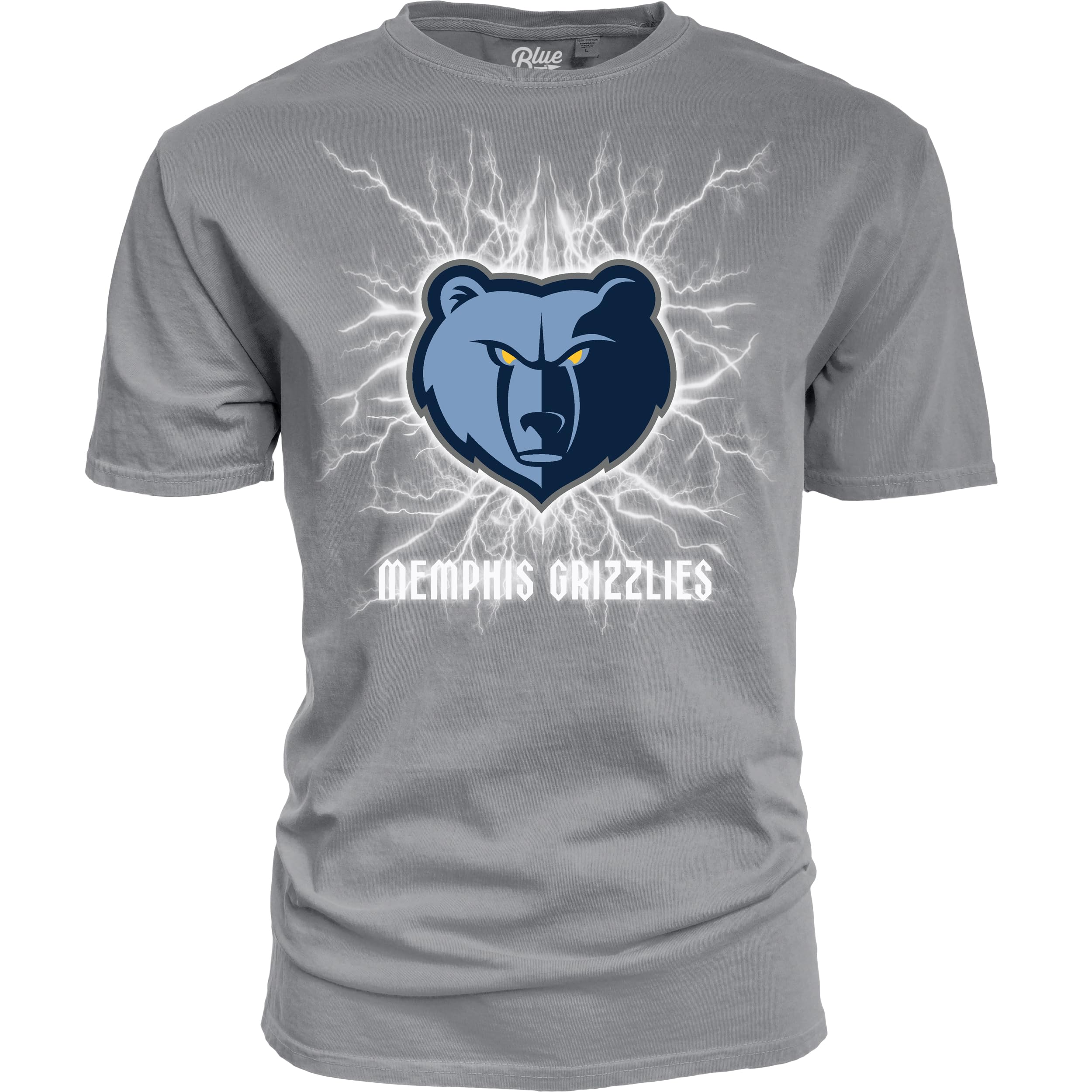 Blue 84 Unisex Kid's NBA Officially Licensed Youth T-Shirt Ringspun Electric Gray