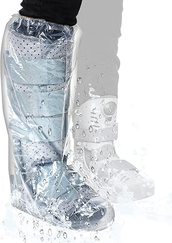 50 piezas de fundas impermeables para patas para ducha de 19.69 pulgadas, protector de molde hermético antideslizante para heridas de baño, ducha,