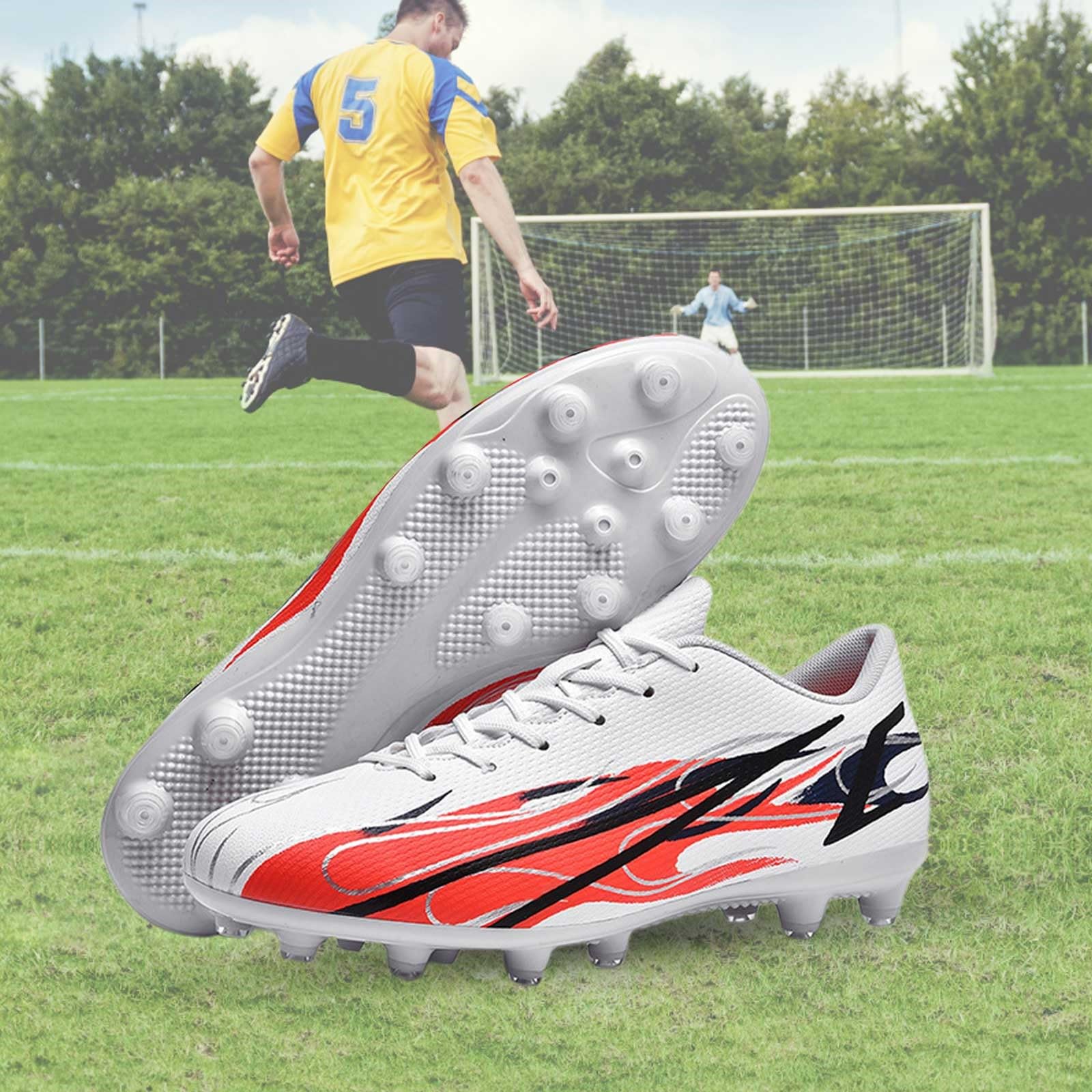 Nike Phantom Luna 2 Pro FG High-Top Soccer Cleats (FJ2575-002, Black/Deep Jungle/Black) Size 12