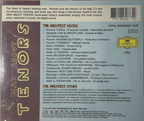 Mad About Tenors