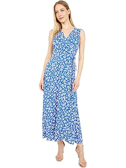 calvin klein shadow stripe maxi dress