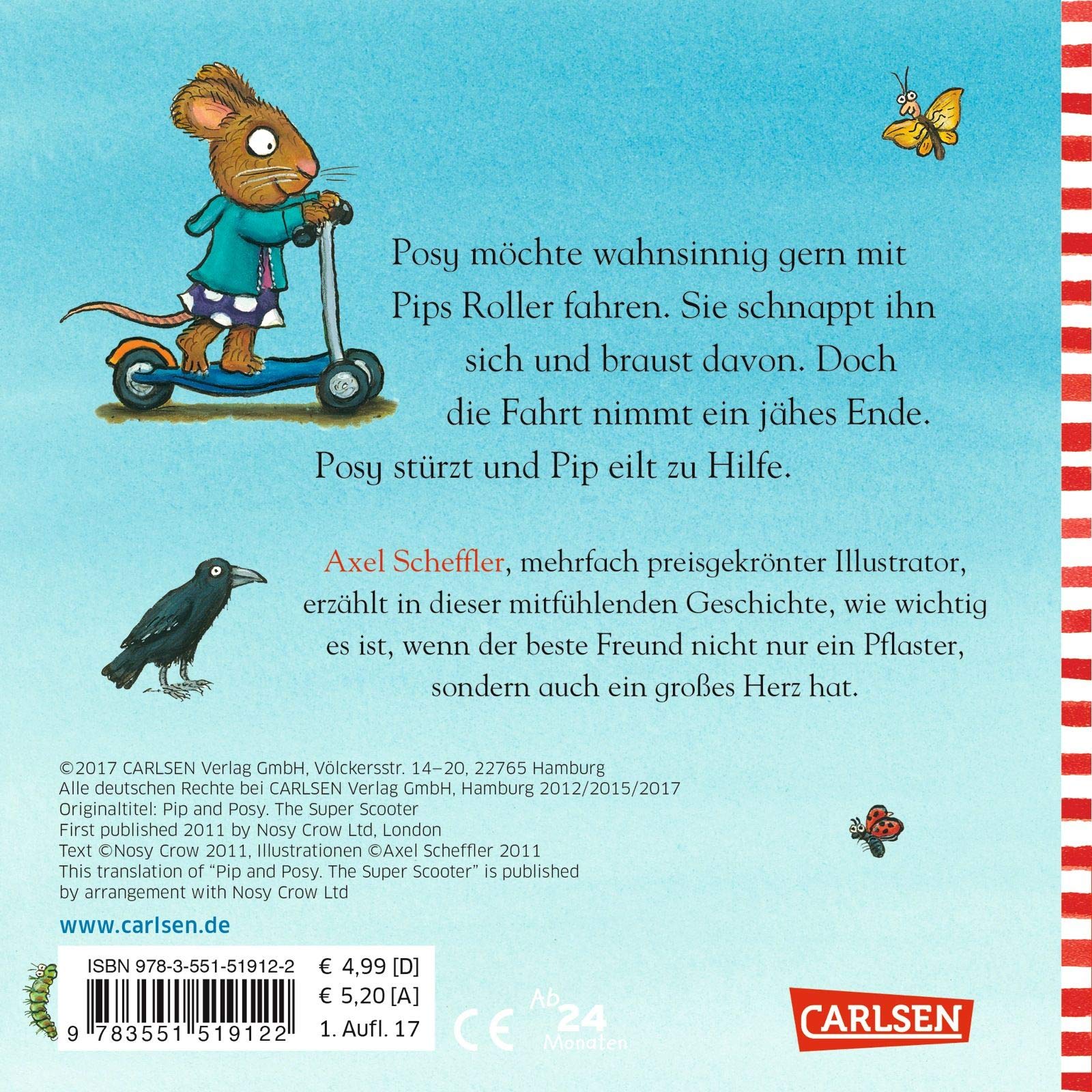 Pip und Posy: Minibuch Der tolle Roller: Bilderbuch für Kinder ab 2 von Axel Scheffler