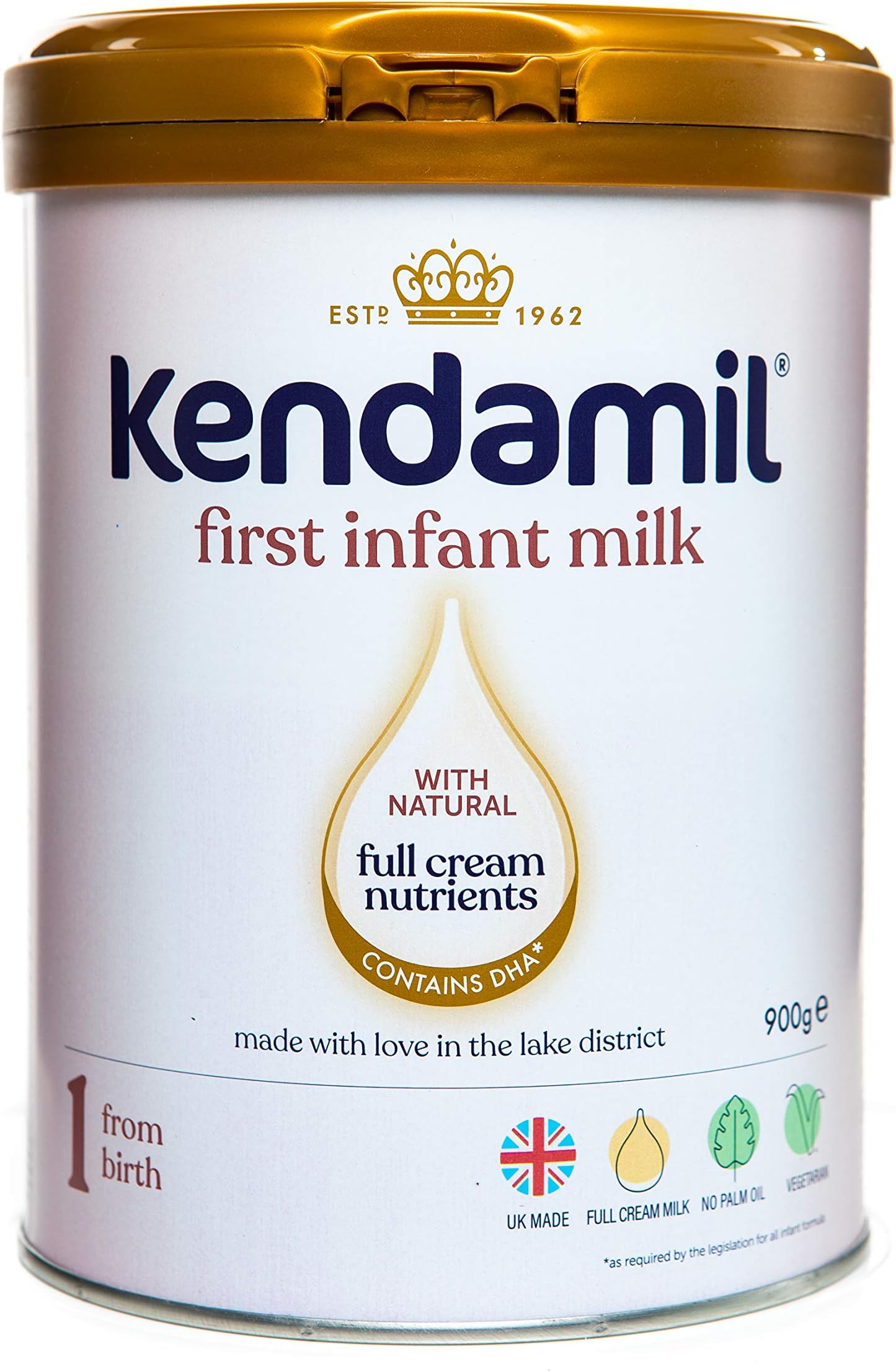 Kendamil First Infant Milk Stage 1 From Birth, 900 G.