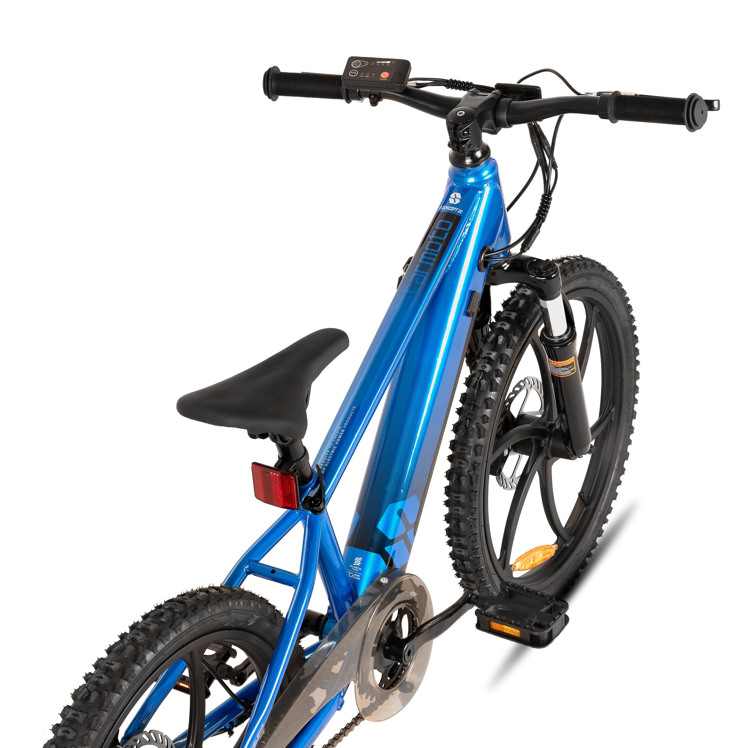 JOYSTAR 20 Zoll Elektrofahrrad für Kinder und Jugendliche ab 7 Jahren mit 250W bürstenlosem Motor, 15 Meilen 15MPH Elektro-Mountainbike mit abnehmbarem Akku