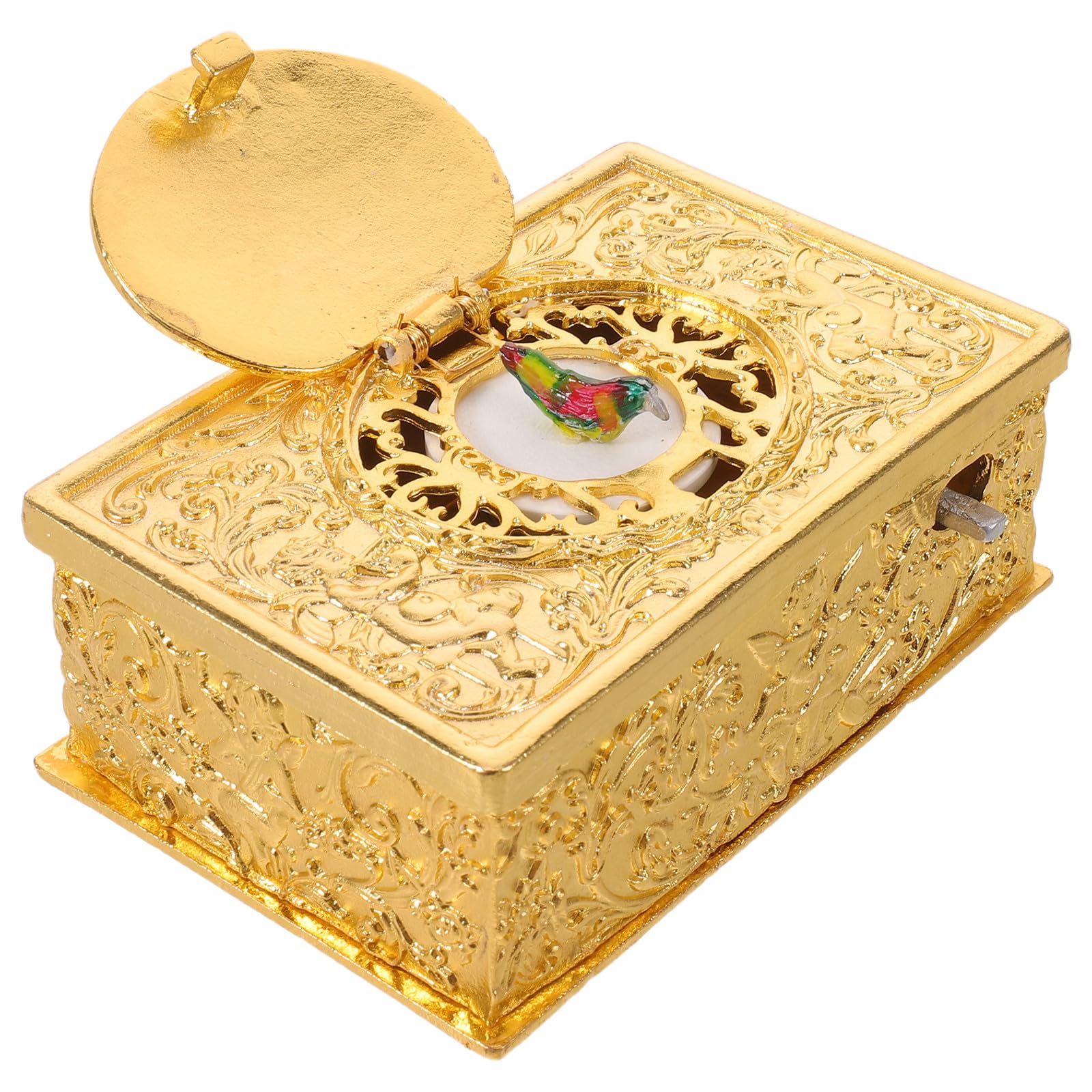 Caja de música decorativa para dormitorio Toddmomy con pájaro