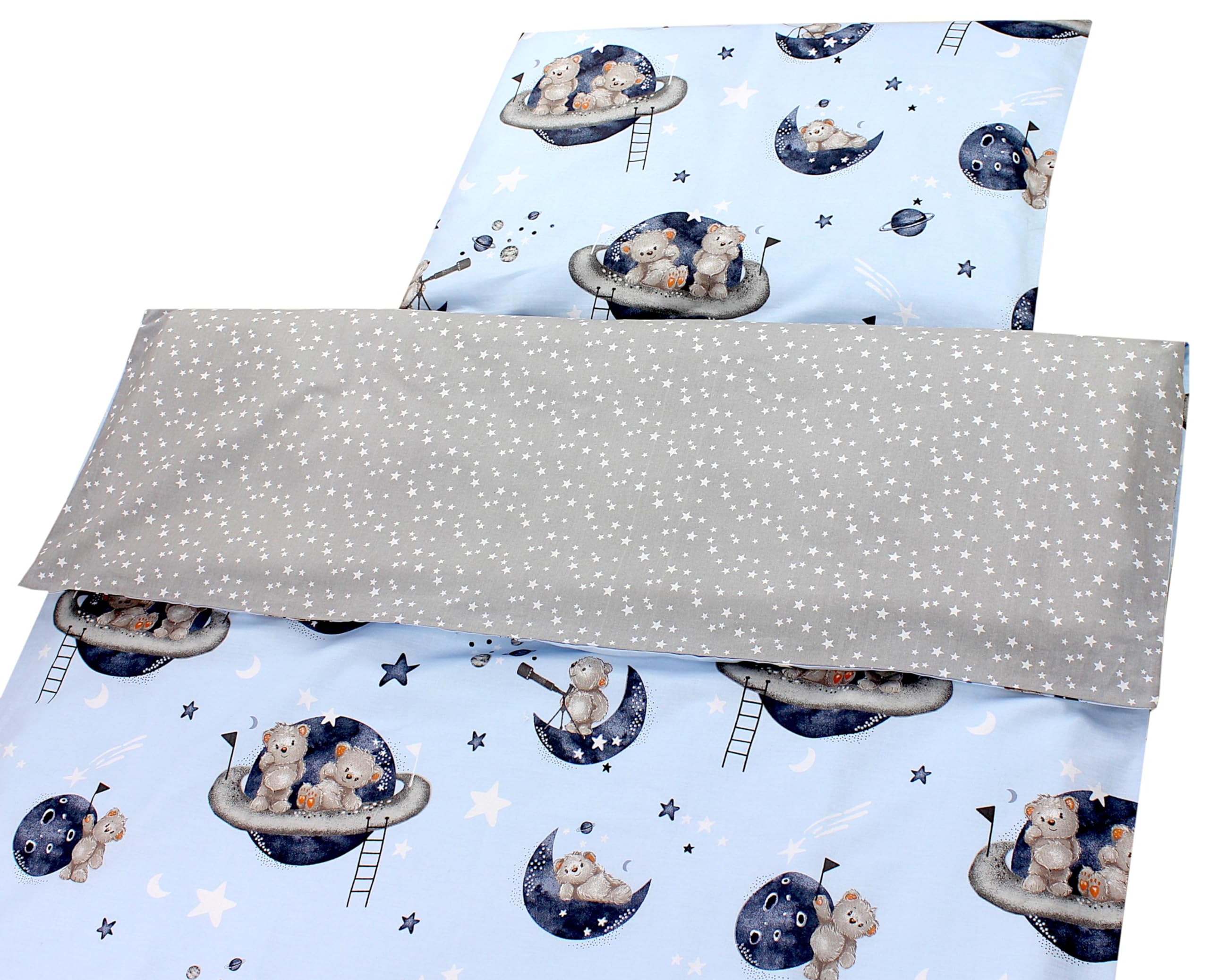 TupTam Juego de Ropa de Cama para Niños, de 2 Piezas., Conejo/Rosa/Lunares, 120x90 cm — view 35